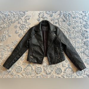 Abercrombie leather jacket
